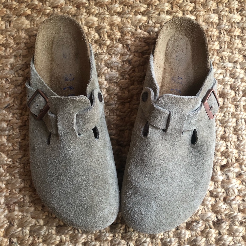 Birkenstock Boston Soft Footbed. Suede. Size 43 Medium Narrow Width